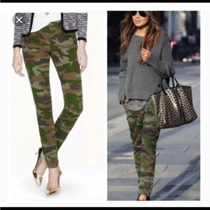 J.Crew camo ankle pants size 4
